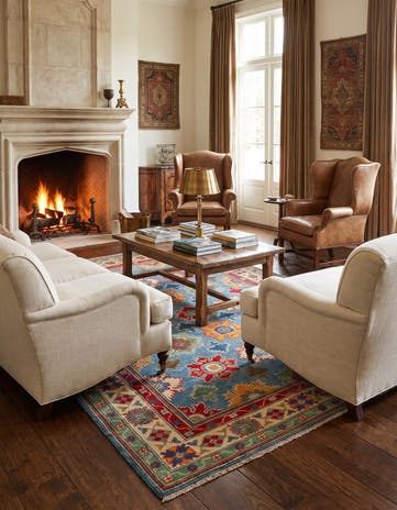 5' 1 x 7' 1 Hand Knotted Kazak Rug
