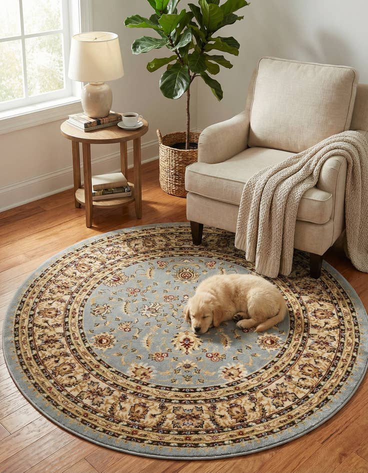 Detail image of 6' x 6' Aditi Round Rug