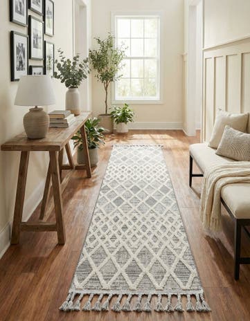 Gray Arlo Runner Rug