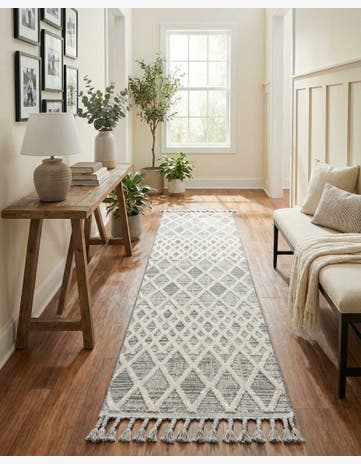 Gray Arlo Runner Rug