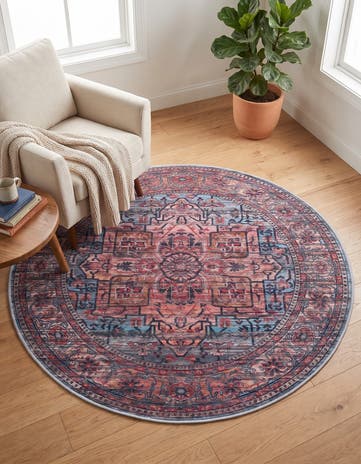 160cm x 160cm Maahru Tapis Rond