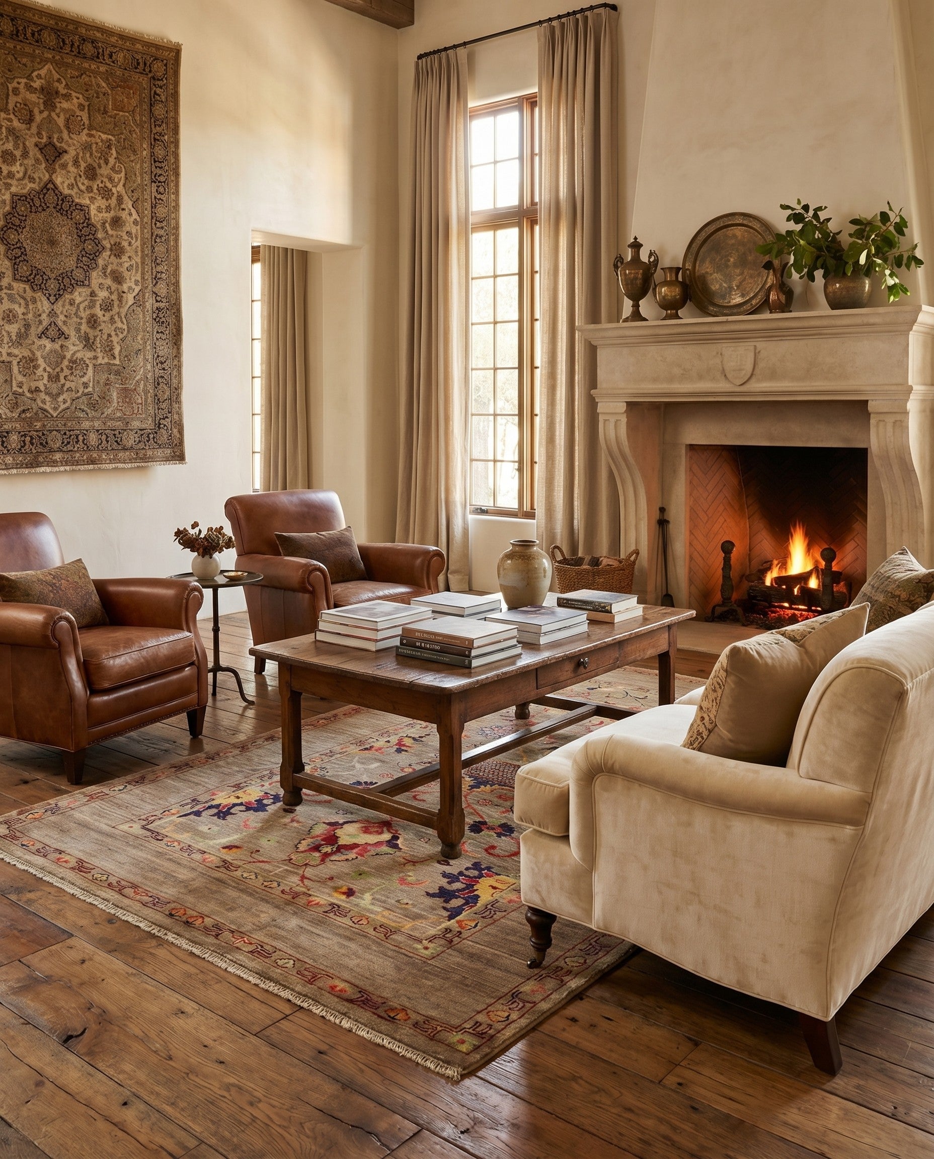 4' x 6' Hand Knotted Ariana Ziegler Rug