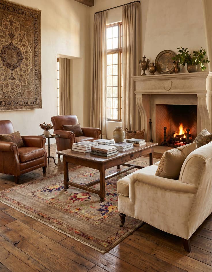 Detail image of 4' x 6' Hand Knotted Ariana Ziegler Rug