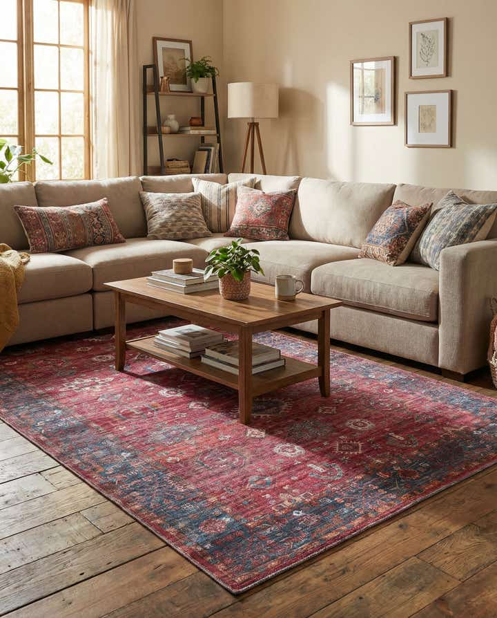 6' x 9' Washable Maahru Rug