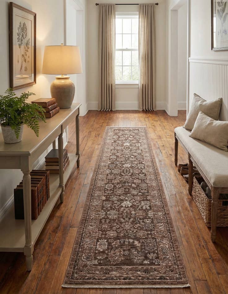 Detail image of 2' 7 x 12' 6 Grand Tradition Rug