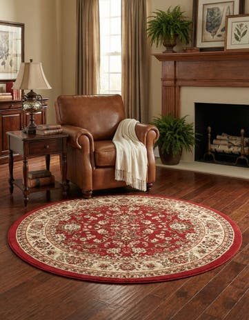 5' 3 x 5' 3 Yasmin Round Rug