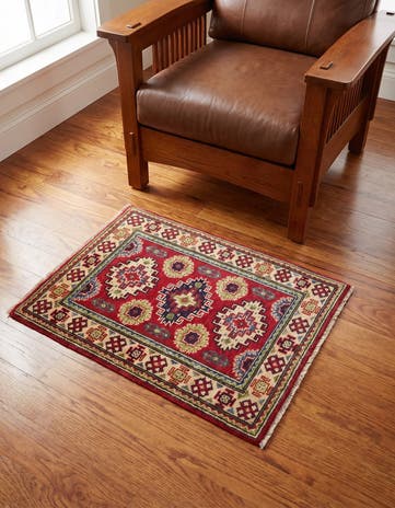 2' x 2' 10 Hand Knotted Kazak Rug