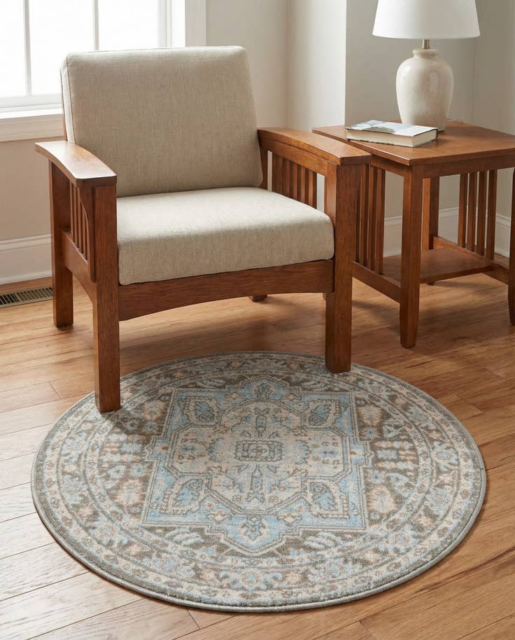 Detail image of 3' 3 x 3' 3 Whitney Round Rug