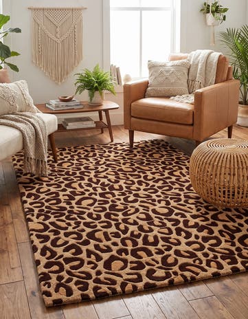 4' 1 x 6' Hand Tufted Safari Rug