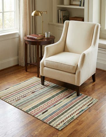 3' 2 x 4' 11 Hand Knotted Darya Rug