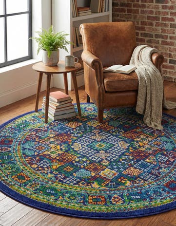 4' x 4' Calypso Round Rug