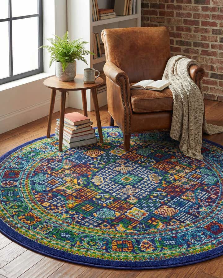 4' x 4' Calypso Round Rug