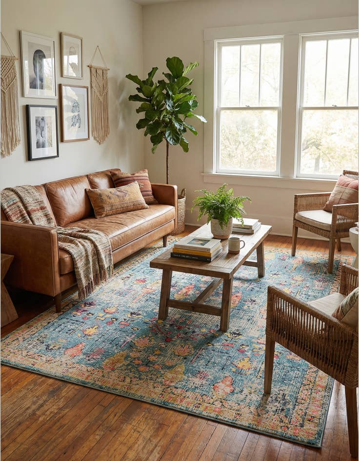 Detail image of 8' x 10' Washable El Paso Rug