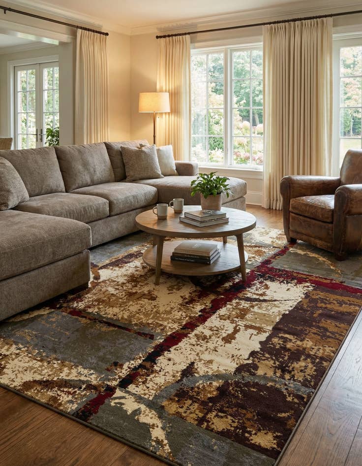 Detail image of 7' 10 x 11' Coffee Shop Rug