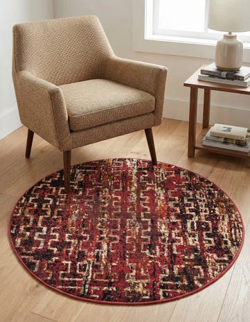 3' x 3' Saturn Round Rug
