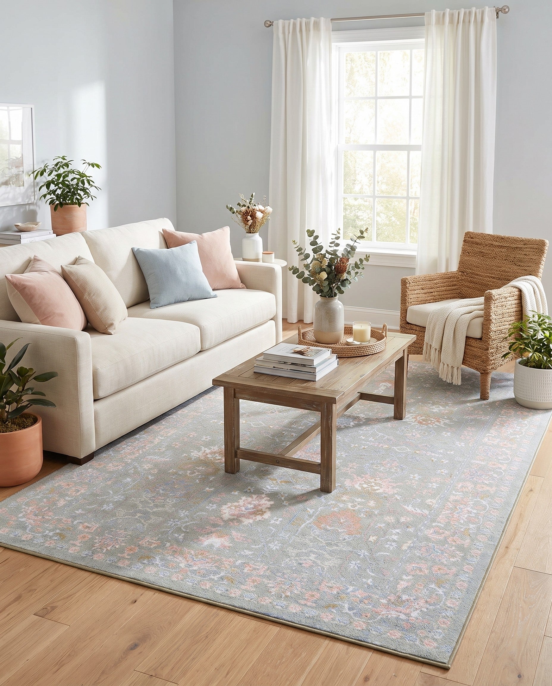 6' x 9' Kamala Washable Rug