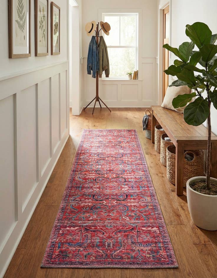 Detail image of 2' x 6' Washable Maahru Runner Rug