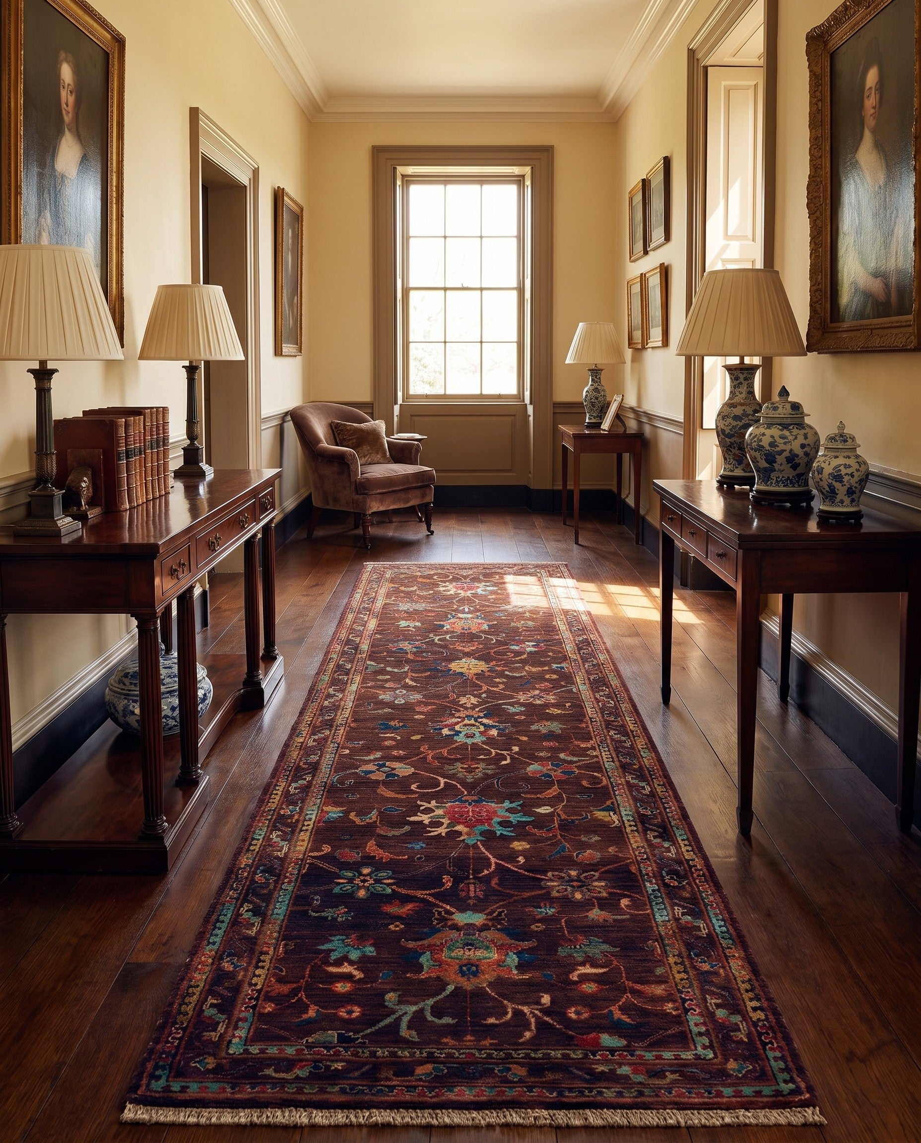 2' 11 x 9' 11 Hand Knotted Ariana Ziegler Runner Rug