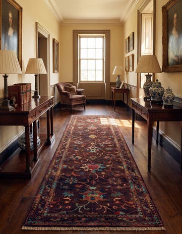 2' 11 x 9' 11 Hand Knotted Ariana Ziegler Runner Rug