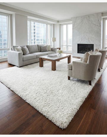 Bone Marilyn Monroe™ Shag Rug