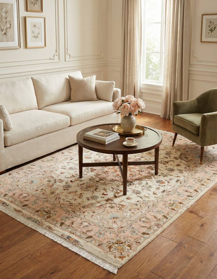 Detail image of 5' 1 x 7' 1 Tabriz Rug