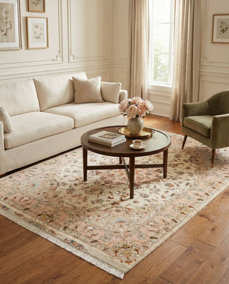 Detail image of 5' 1 x 7' 1 Tabriz Rug