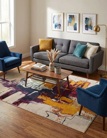 5' x 8' Washable Hyacinth Rug