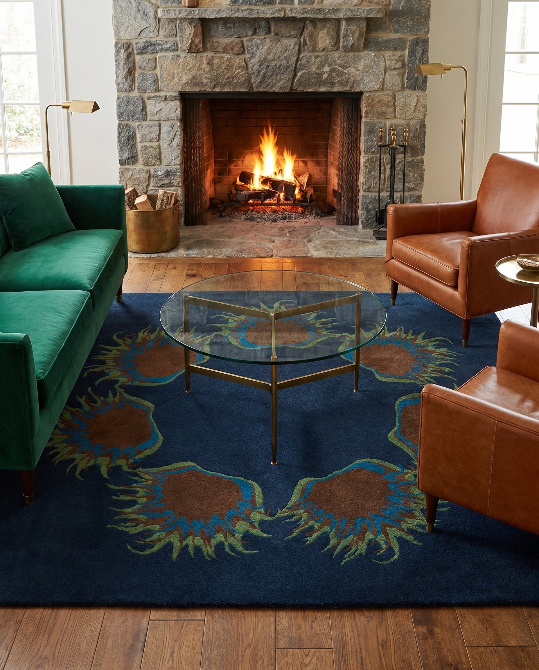 7' 6 x 7' 7 Luna Square Rug