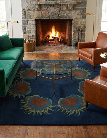 7' 6 x 7' 7 Luna Square Rug