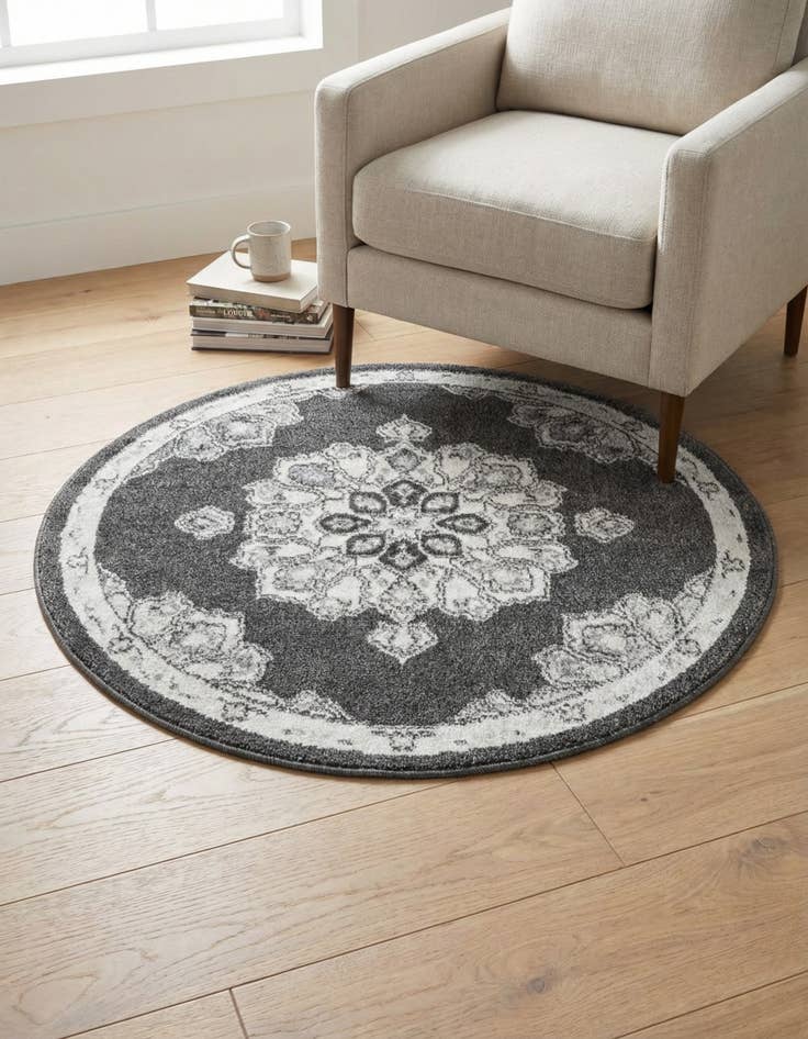 Detail image of 3' 3 x 3' 3 Parker Round Rug