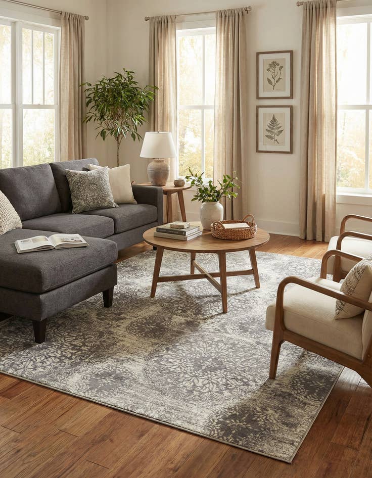 Detail image of 7' 10 x 10' Monte Carlo Rug