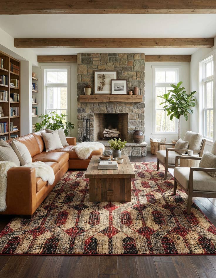 Detail image of 10' x 14' Saturn Rug