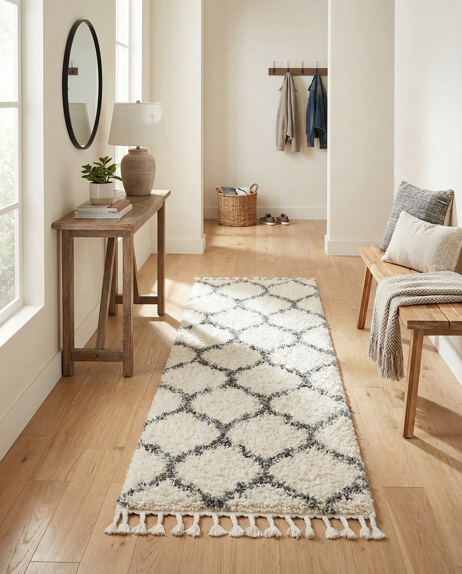 2' 2 x 6' Lagom Shag Runner Rug