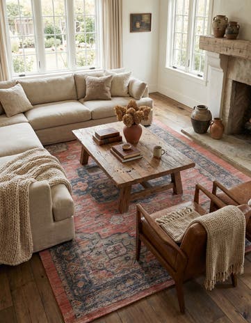9' x 12' Hand Woven Chenille Jute Rug