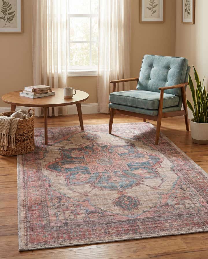 3' 3 x 5' 3 Washable Nostalgia Rug