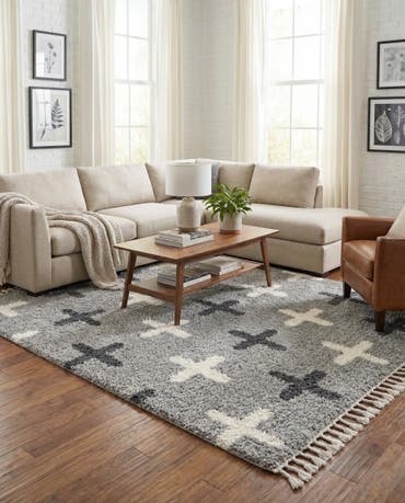  8' x 10' Athena Shag Rug