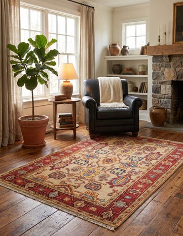 2' 11 x 5' 2 Hand Knotted Kazak Rug