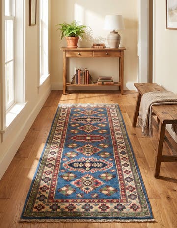 2' x 5' 10 Hand Knotted Kazak Runner Rug