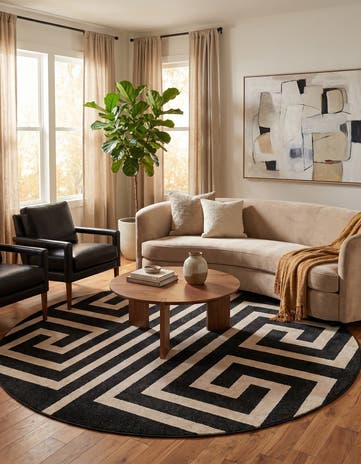 7' 10 x 7' 10 Hera Round Rug
