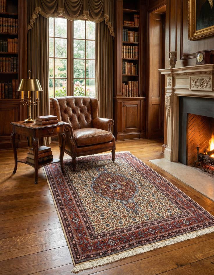 Detail image of 3' 2 x 4' 8 Mood Wool Rug