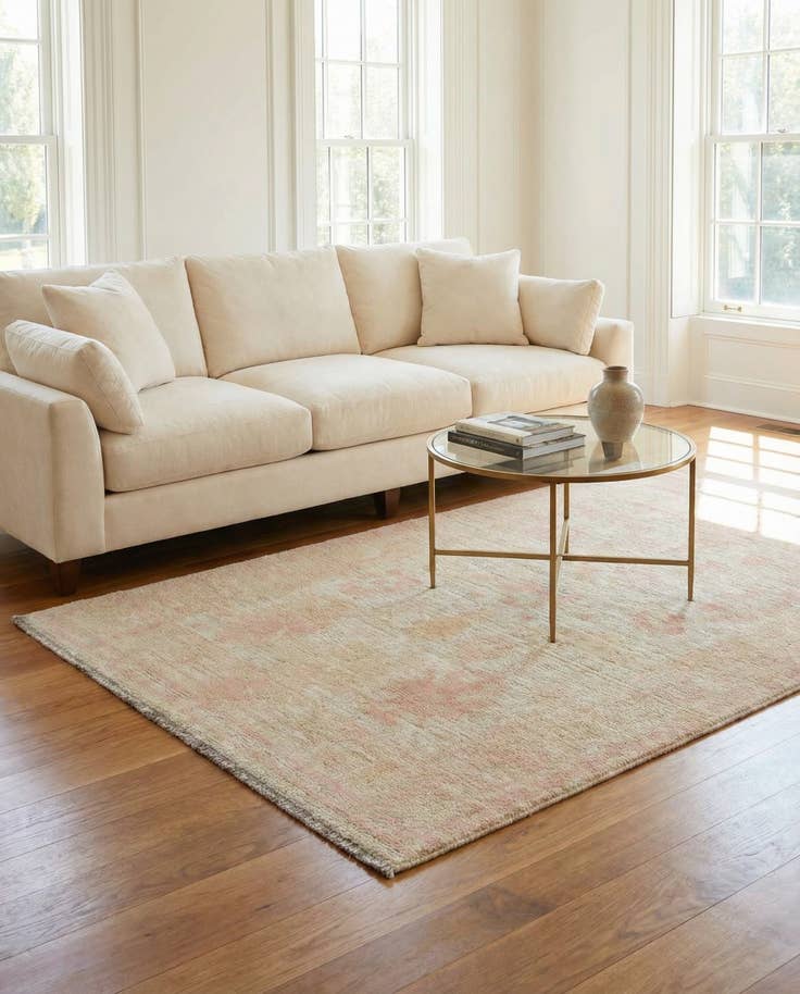 Detail image of 4' x 6' 2 Hand Knotted Oushak Wool Rug