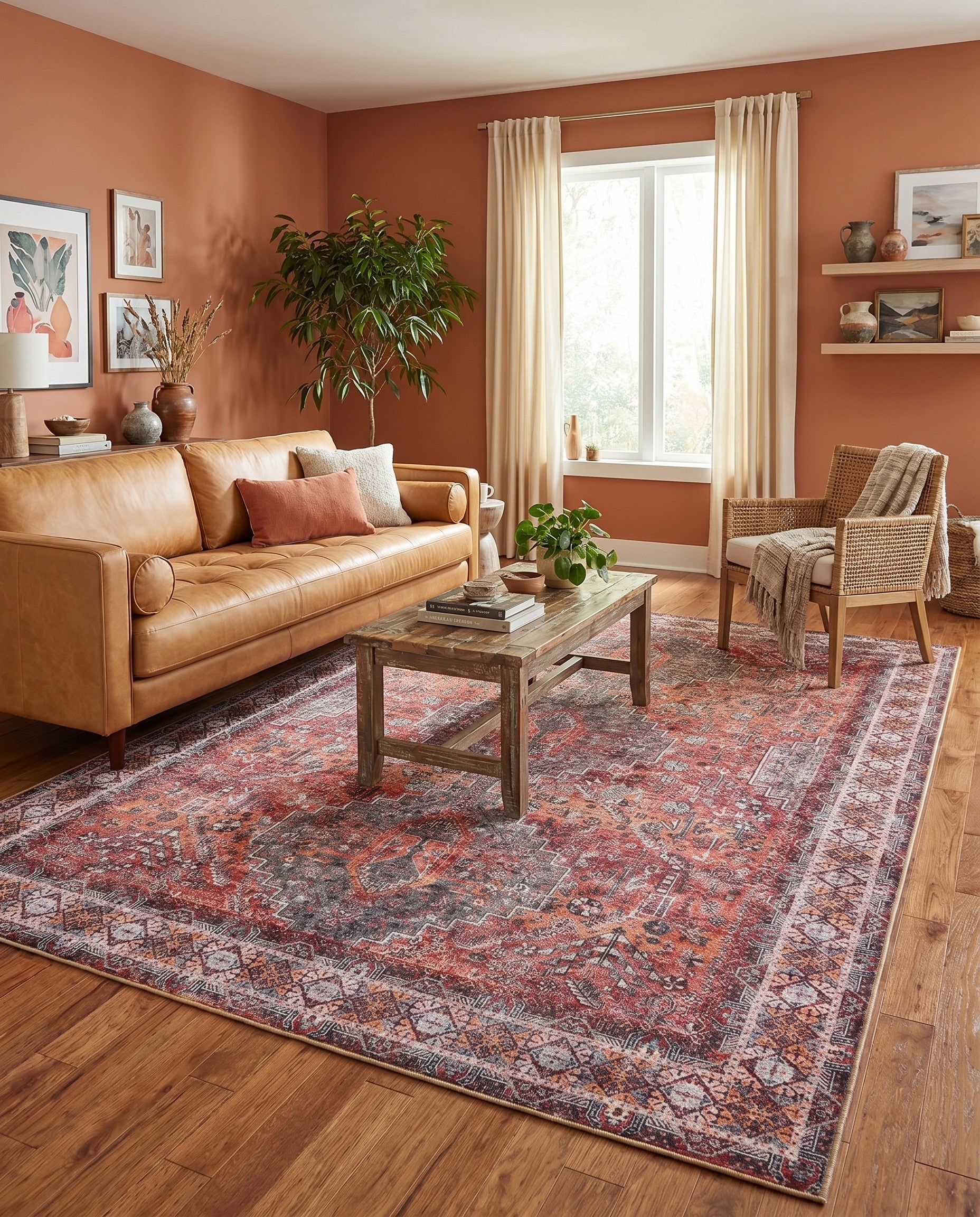 8' 4 x 12' Washable Timeless Rug