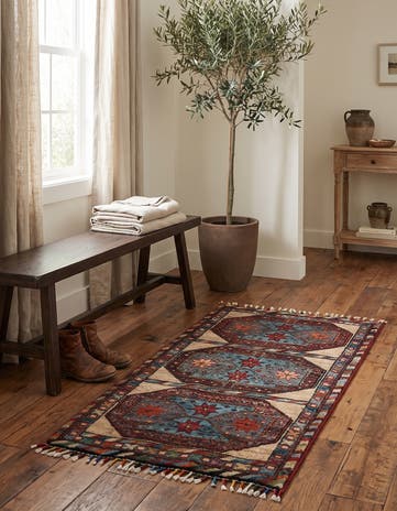 1' 8 x 3' 2 Hand Knotted Ariana Ziegler Rug