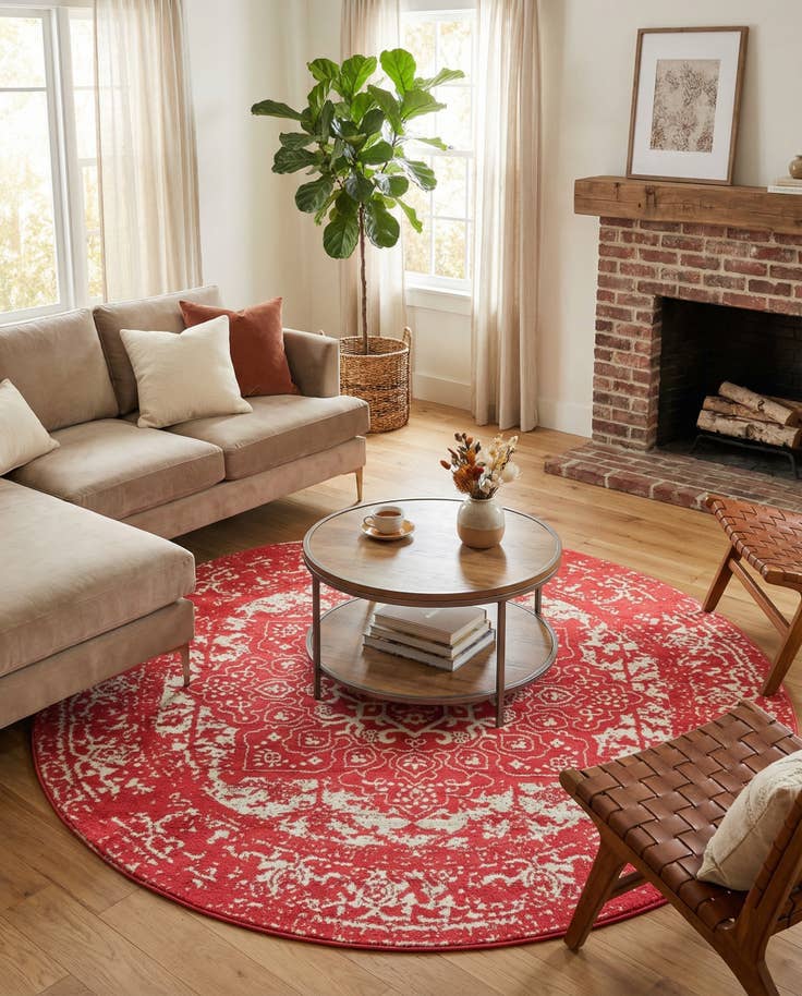 Detail image of 7' 10 x 7' 10 Arlington Round Rug