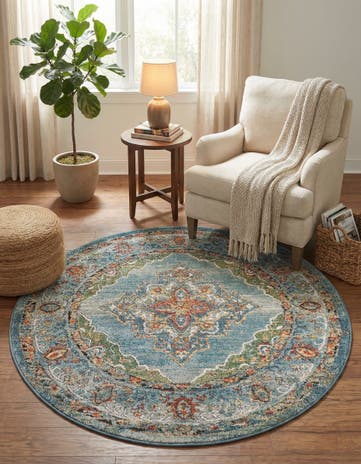 5' x 5' Isabella Round Rug