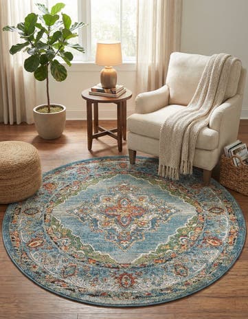 5' x 5' Isabella Round Rug