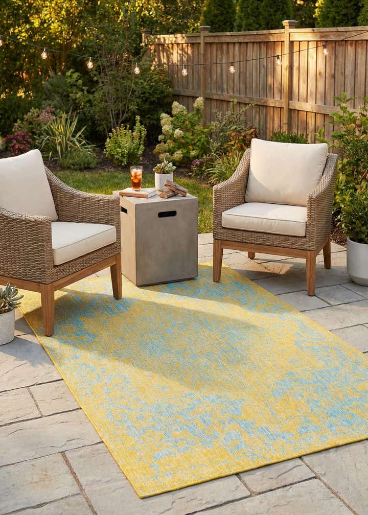 7' x 10' Easy-Clean Jill Zarin Dubai Indoor / Outdoor Rug
