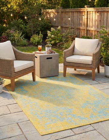 7' x 10' Easy-Clean Jill Zarin Dubai Indoor / Outdoor Rug