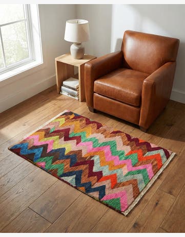 2' 9 x 4' 1 Hand Knotted Balouch Wool Rug