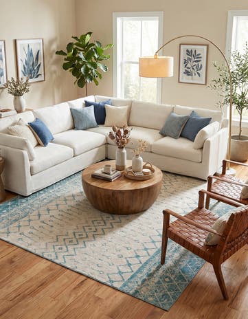 10' x 10' Moroccan Trellis Square Rug